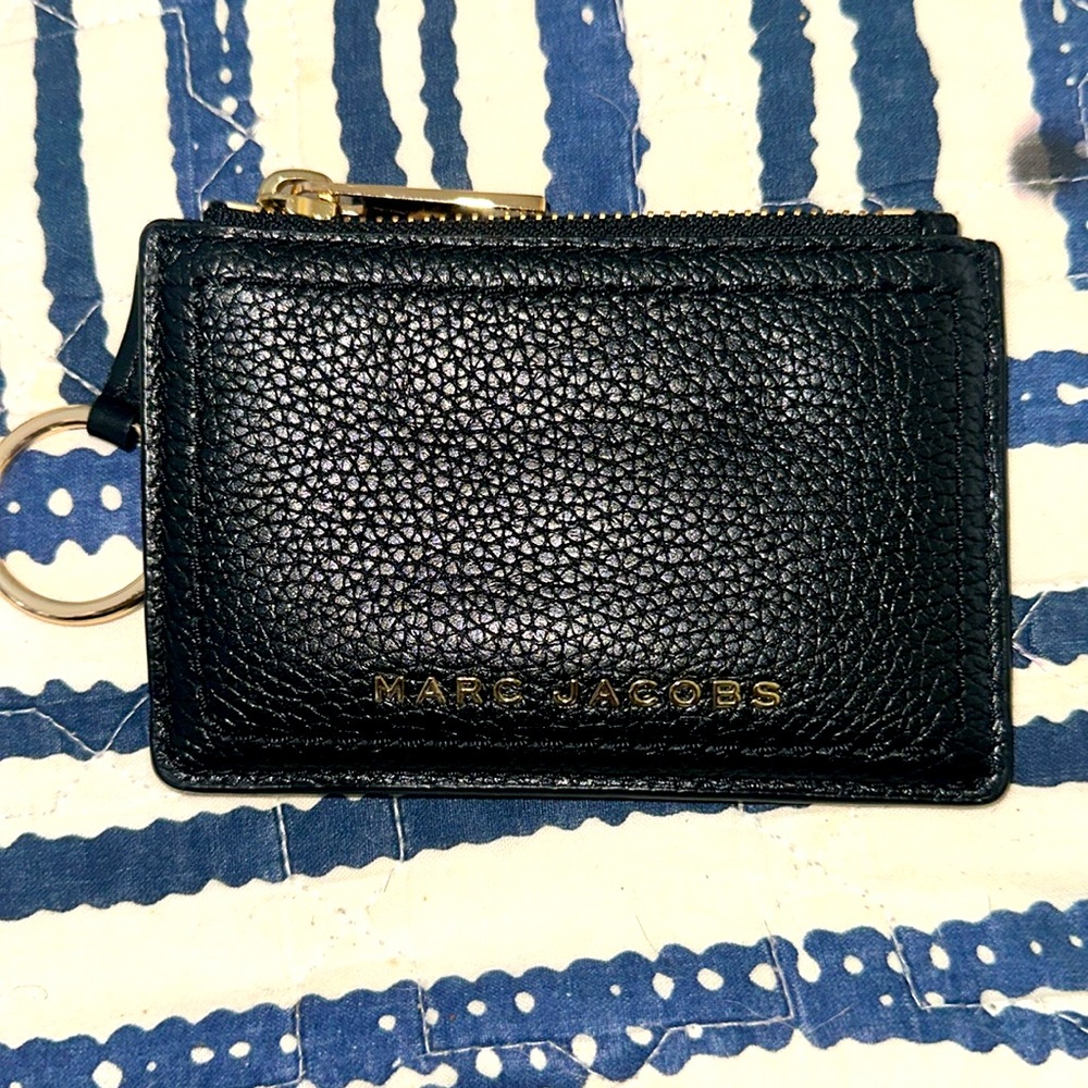 Marc Jacobs Top Zip Leather Wristlet